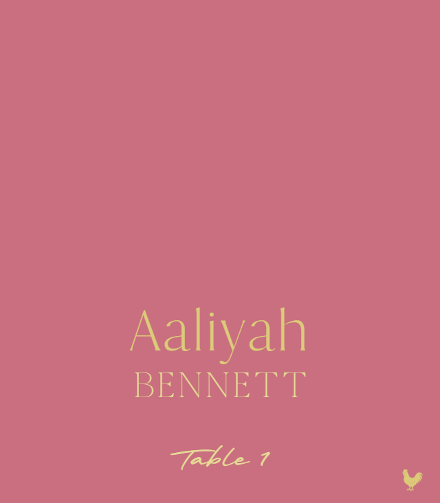 Romantic Script wedding place card preview with example wedding details
